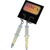 A Knife Less Ordinary Iridescent Hook Earrings