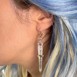 A Knife Less Ordinary Iridescent Hook Earrings