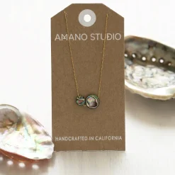 Abalone Dots Necklace
