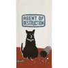 Agent Of Destruction Dish Towel
