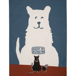 Agent Of Destruction Dish Towel