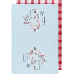 Alpine Adventure Printed Dishtowels Set Of 2