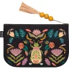 Amulet Small Embroidered Zipper Pouch