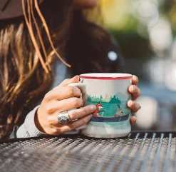 Animals In Canoe Mug