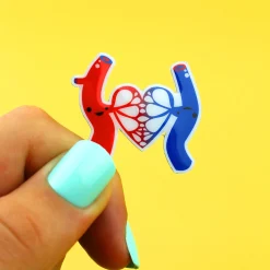 Artery And Vein Lapel Pin