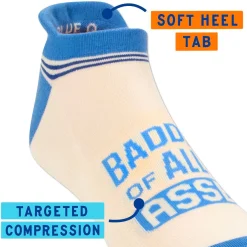 Baddest Of Asses Sneaker Socks
