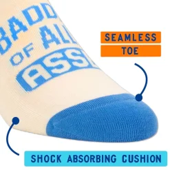 Baddest Of Asses Sneaker Socks