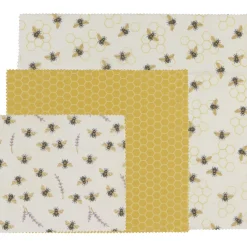 Bees Beeswax Wraps Set Of 3