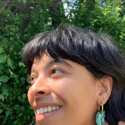 Begonia Leaf Earrings