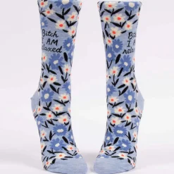 Bitch I Am Relaxed Crew Socks