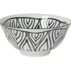 Black Bloom Bowl 6 Inch
