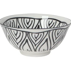 Black Bloom Bowl 6 Inch