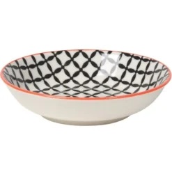Black Lattice Dip Bowl