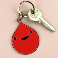 Blood Enamel Keychain