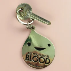 Blood Enamel Keychain