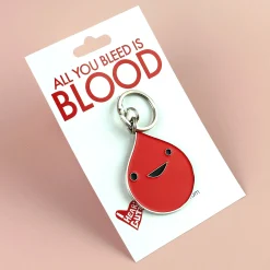 Blood Enamel Keychain