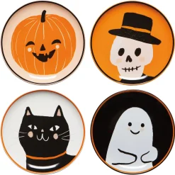 Boo Crew Appetizer Plates Set Of 4