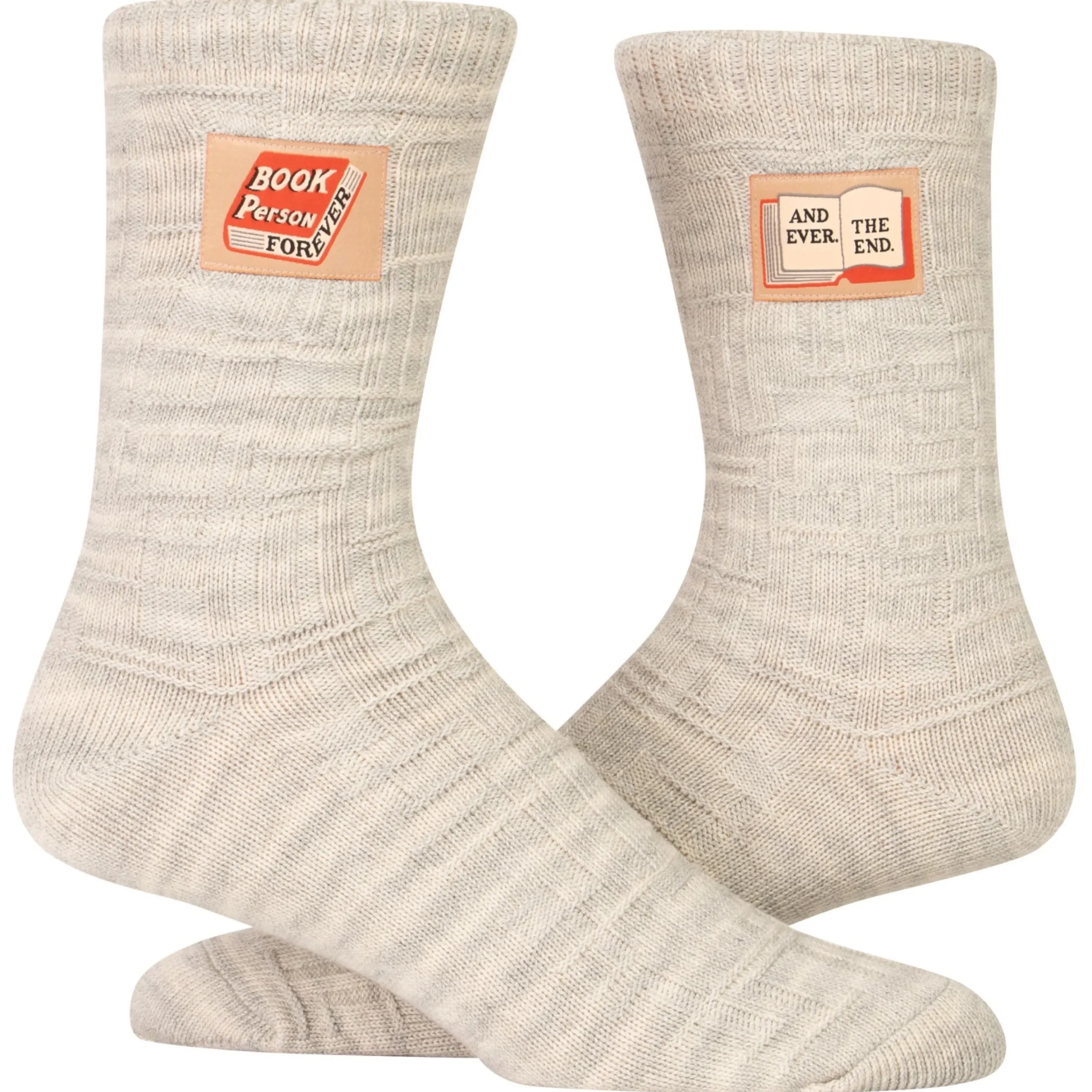 Book Person Forever Tag Socks