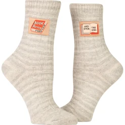 Book Person Forever Tag Socks