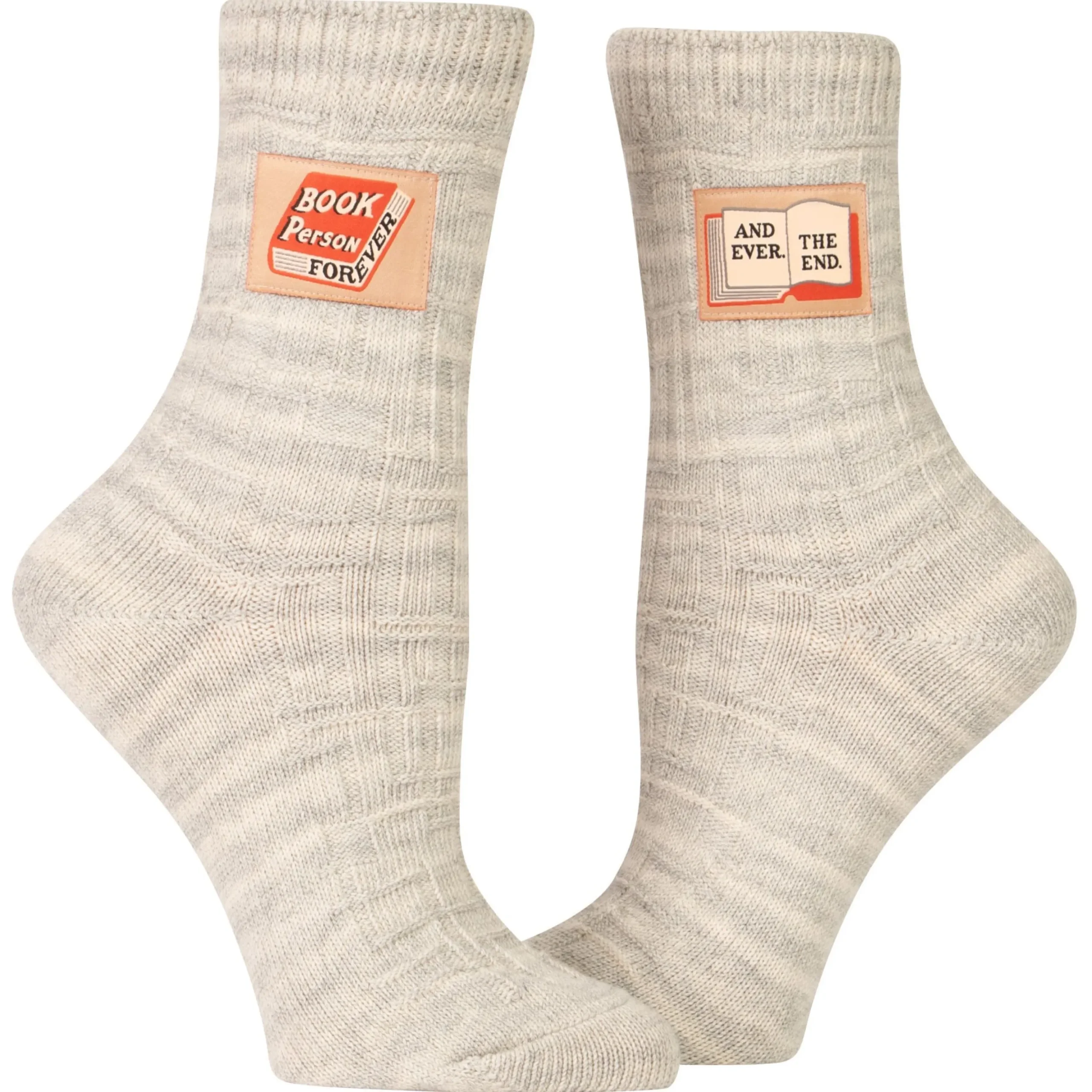 Book Person Forever Tag Socks