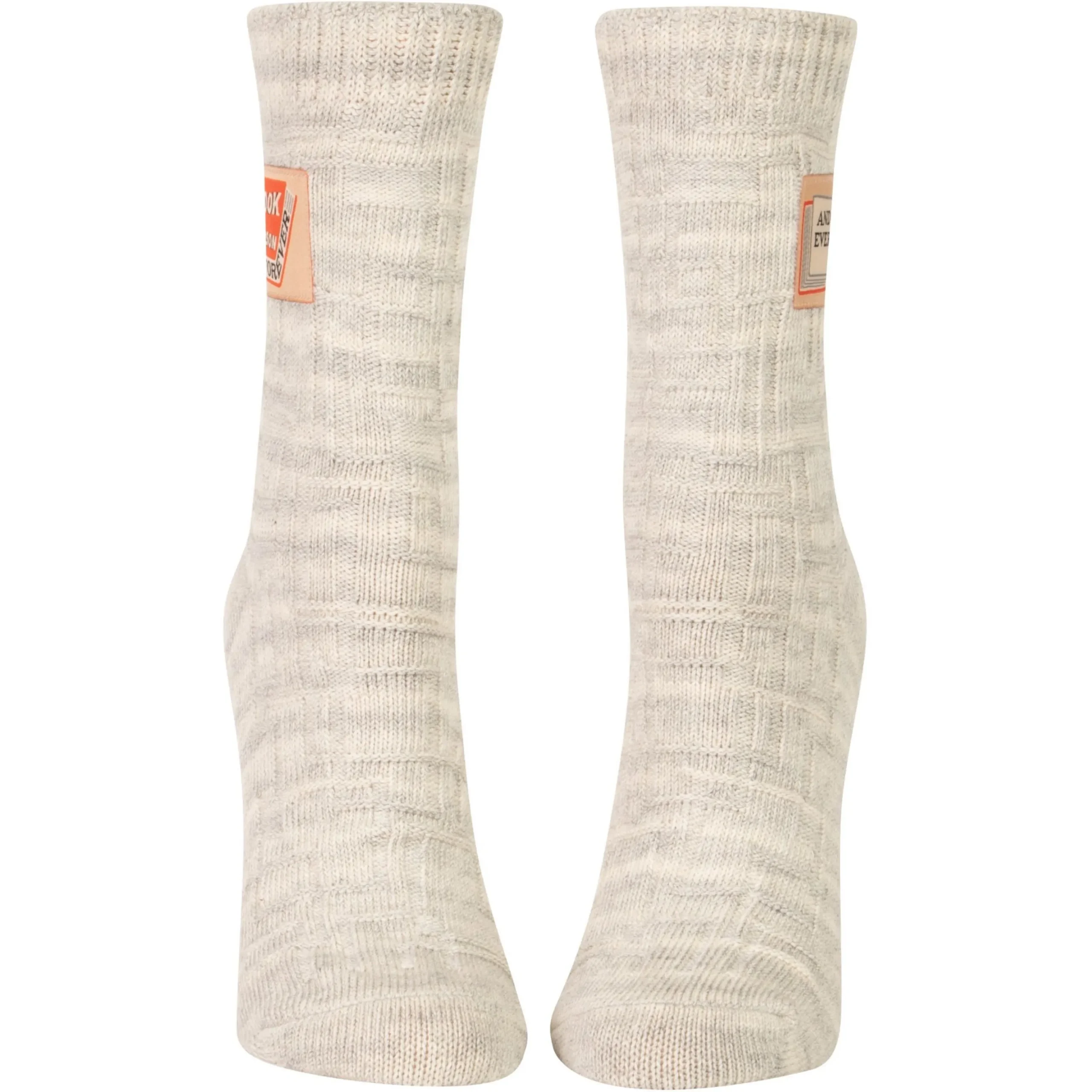 Book Person Forever Tag Socks