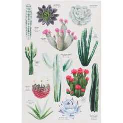 Botanical Cacti Tea Towel