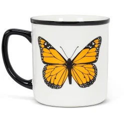 Butterfly Rimmed Mug