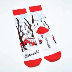 Canadian Maple Syrup Can Socks