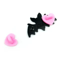 Can'T Sleep Bat Enamel Pin