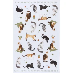 Cat Collective Tea Towel