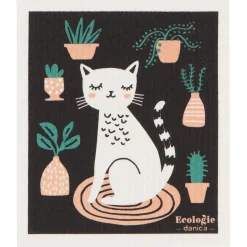 Cat Nap Swedish Sponge Cloth
