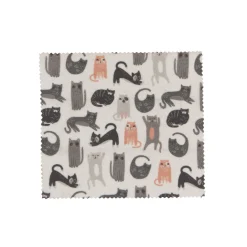 Cats Beeswax Wraps Set Of 3
