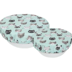 Cats Meow Bowl Cover Set Of 2