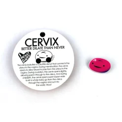 Cervix Lapel Pin