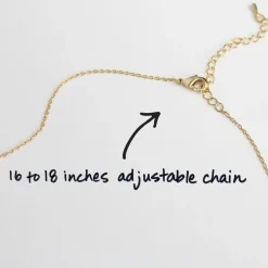 Changing Color Mood Stone Necklace Gold