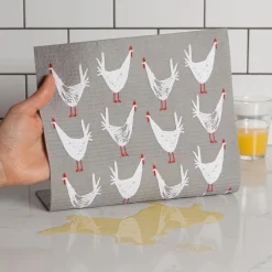 Chicken Scratch Swedish Dish Towel