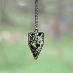 Coal Dust Pendant Necklace