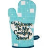 Cooking Show Oven Mitt