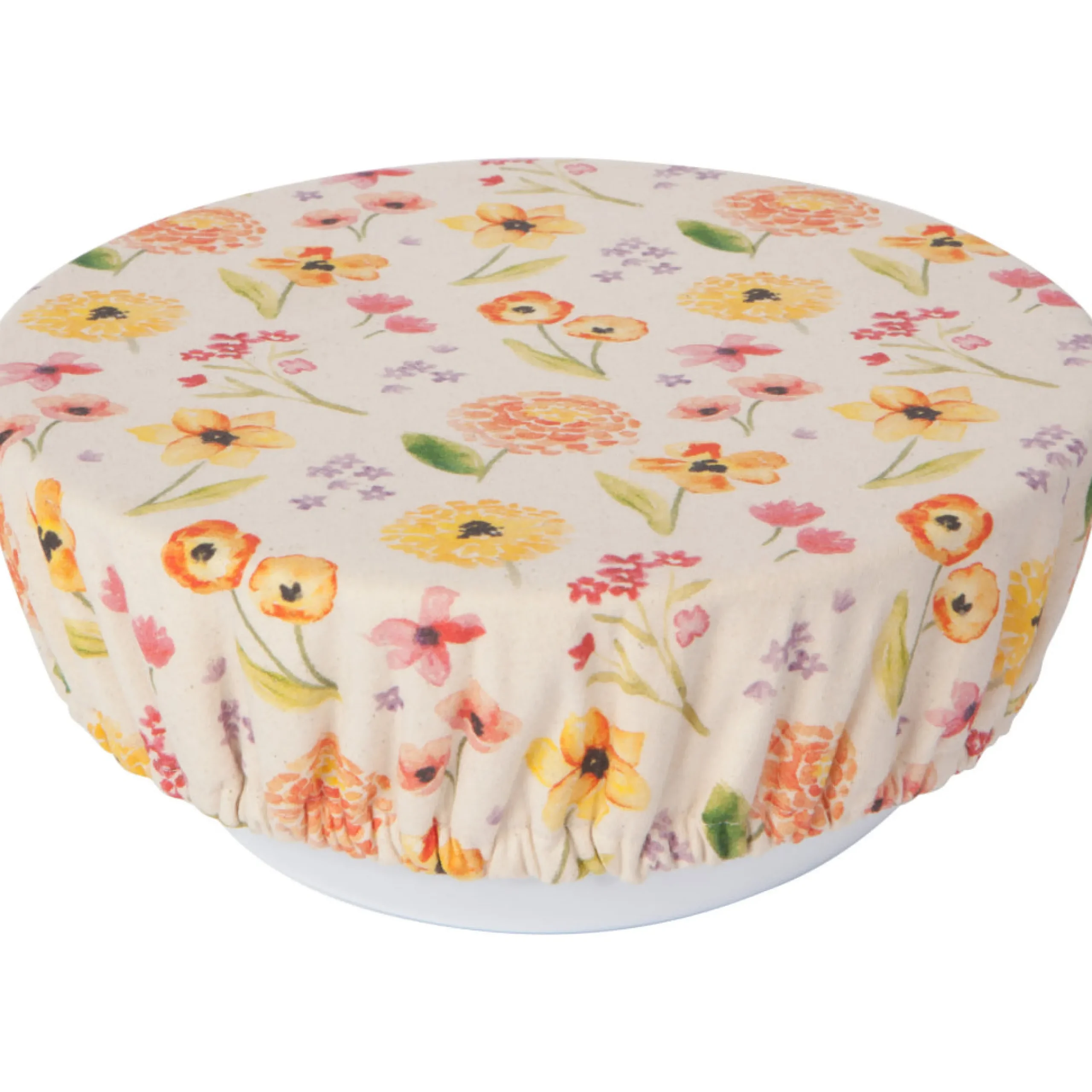 Cottage Floral Bowl Covers Set Of 2