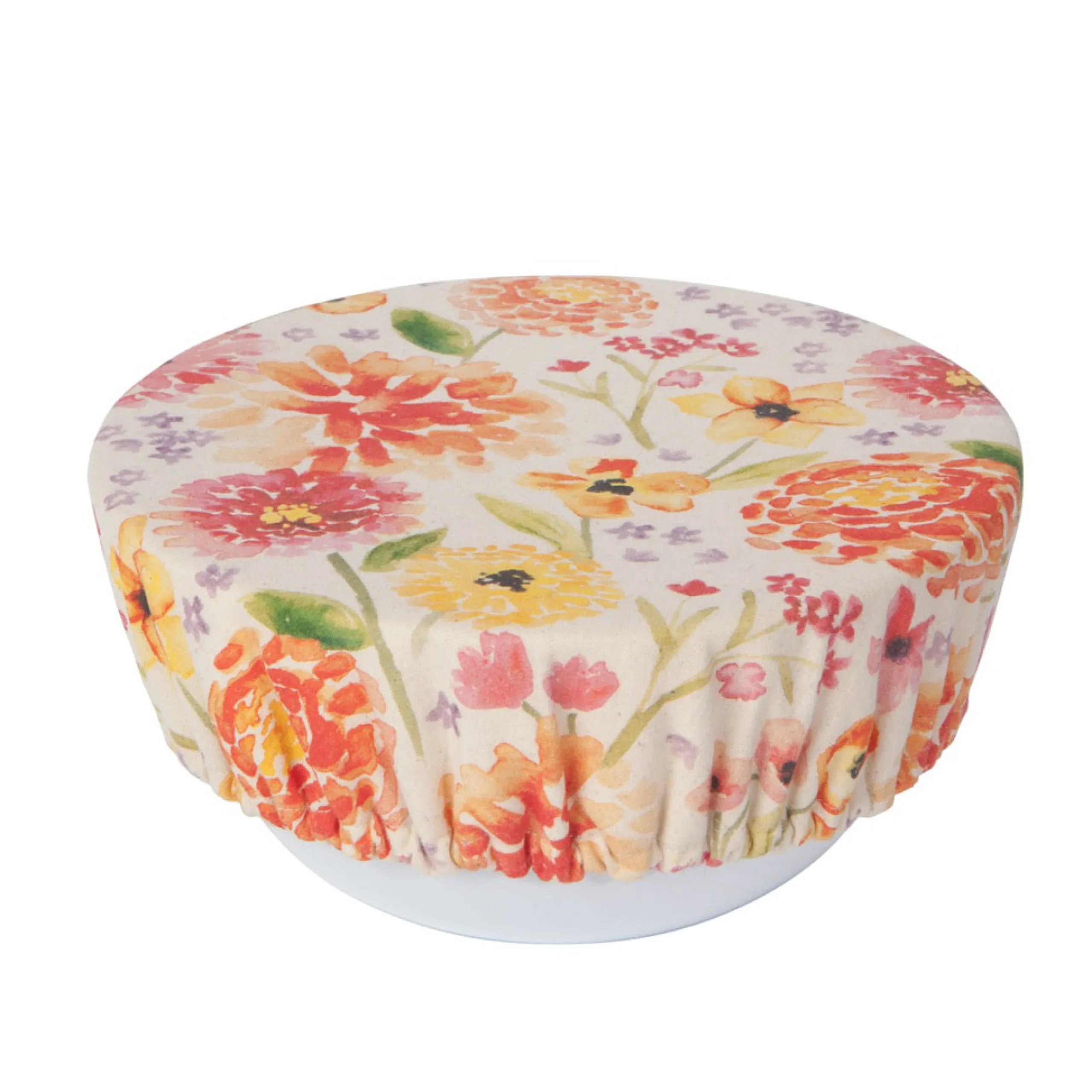 Cottage Floral Bowl Covers Set Of 2