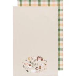 Cozy Cottage Dishtowels Set Of 2