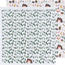 Cozy Cottage Floursack Tea Towels Set Of 2