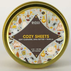 Cozy Sheets Soy Wax Candle Travel Tin