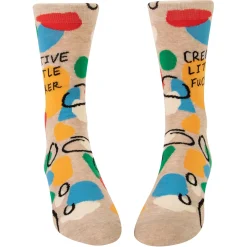 Creative Little Fucker Men's Crew Socks