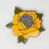 D20 Rose Enamel Pin