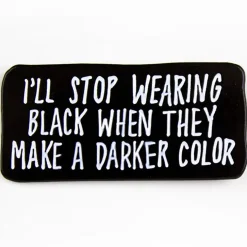 Darker Color Enamel Pin