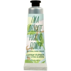 Delicate Fucking Flower Hand Cream Cotton Flower