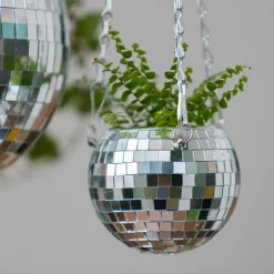 Disco Ball Hanging Planter 4 Inch