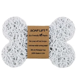 Dog Bone Shape Soap Lift - White