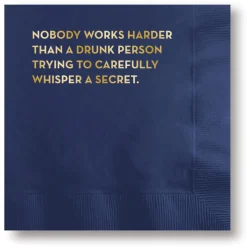 Drunk Person Cocktail Napkins